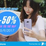 Vinaphone khuyến mãi 50% giá trị thẻ nạp EZpay ngày 5/9/2017