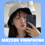 Đăng ký gói Max300 Vinaphone trọn gói nhận 100GB