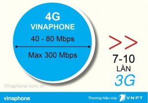 Tốc độ truy cập mạng 4G Vinaphone là bao nhiêu ?