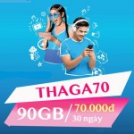 Hướng dẫn đăng ký gói Thaga70 Vinaphone truy cập mạng trọn gói