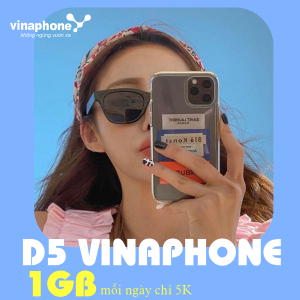 Hướng dẫn đăng ký gói D5 của Vinaphone nhận 1GB / ngày chỉ 5k