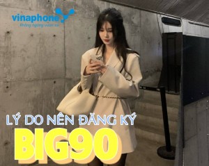 Những lý do nên đăng ký gói BIG90 của Vinaphone để sử dụng