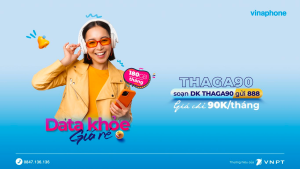 Hướng dẫn đăng ký gói Thaga90 Vinaphone có ngay 6GB/ Ngày