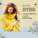 Hướng dẫn đăng ký gói DT90 Vinaphone có 15GB/ tháng lướt web